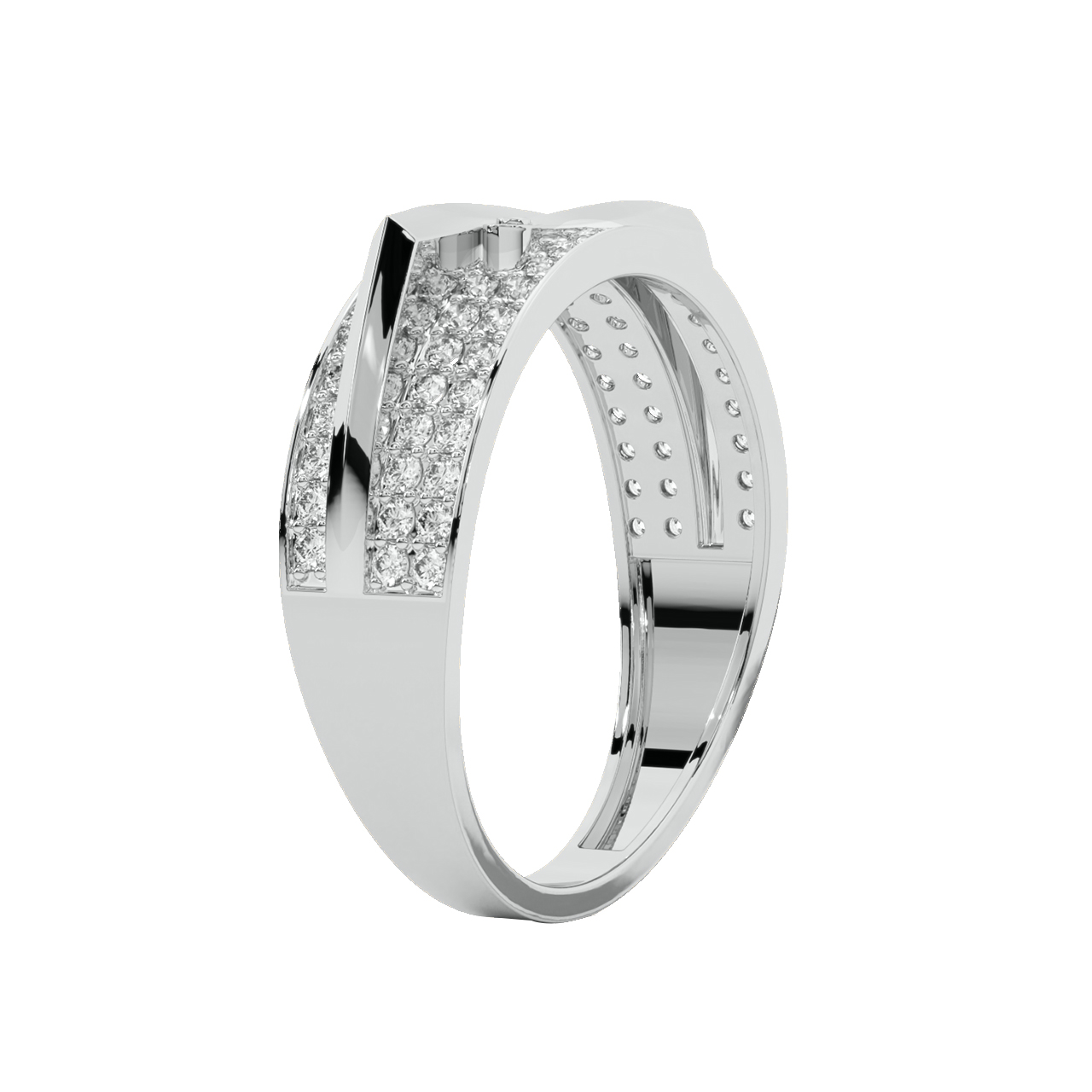 Elen Round Diamond Ring For Him